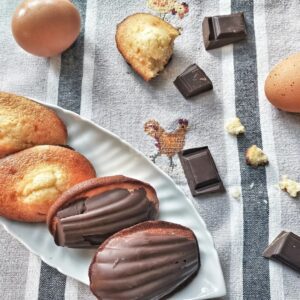 Madeleines au chocolat