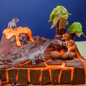 Gâteau volcanique