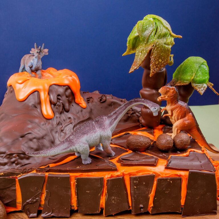 Gâteau volcanique