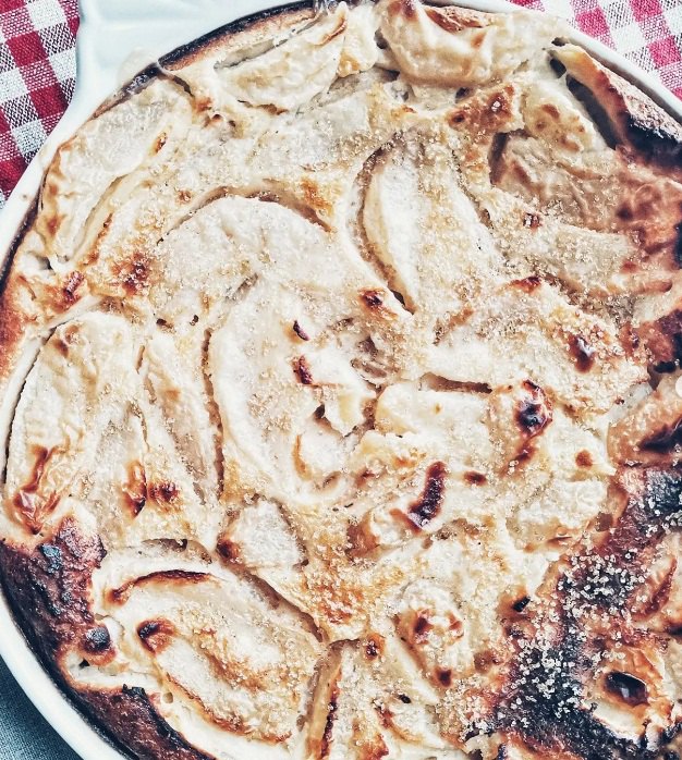Flognarde aux pommes