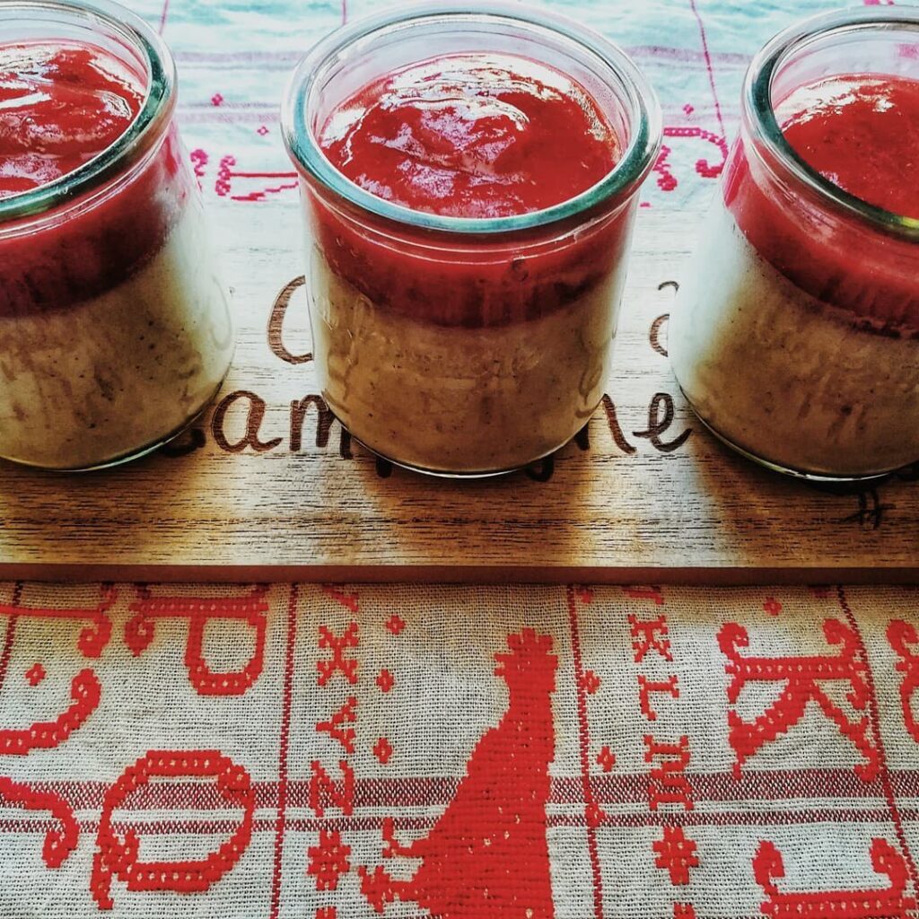 Panna cotta au lait de coco