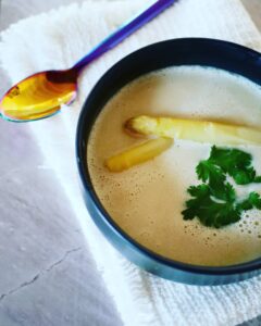 Soupe d&rsquo;asperges zéro dechet