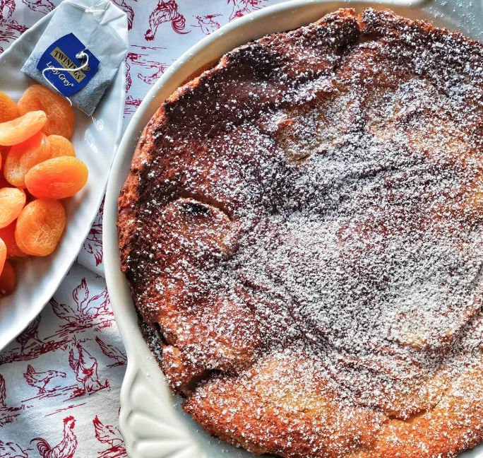 Clafoutis d’hiver aux abricots earl grey Clafoutis d’hiver aux abricots earl grey