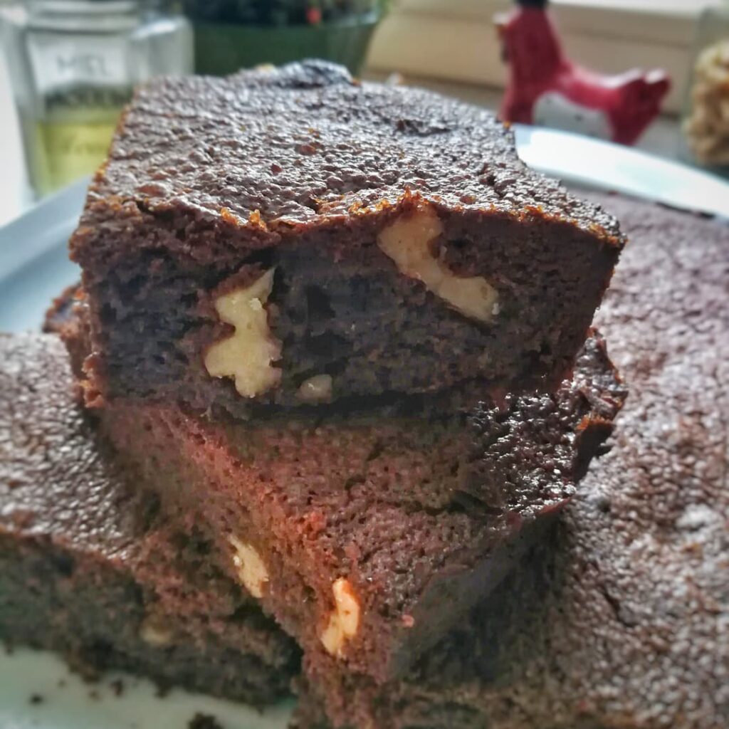 Moelleux au chocolat et aux noix