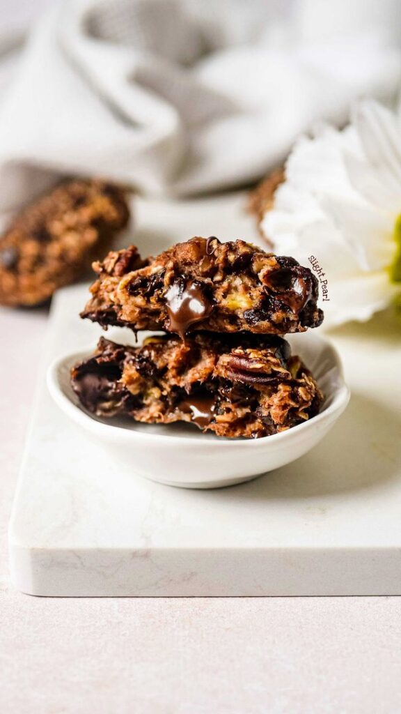 Cookies banane chocolat pécan