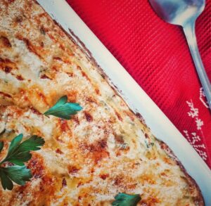 Gâteau de pommes de terre à la mozzarella