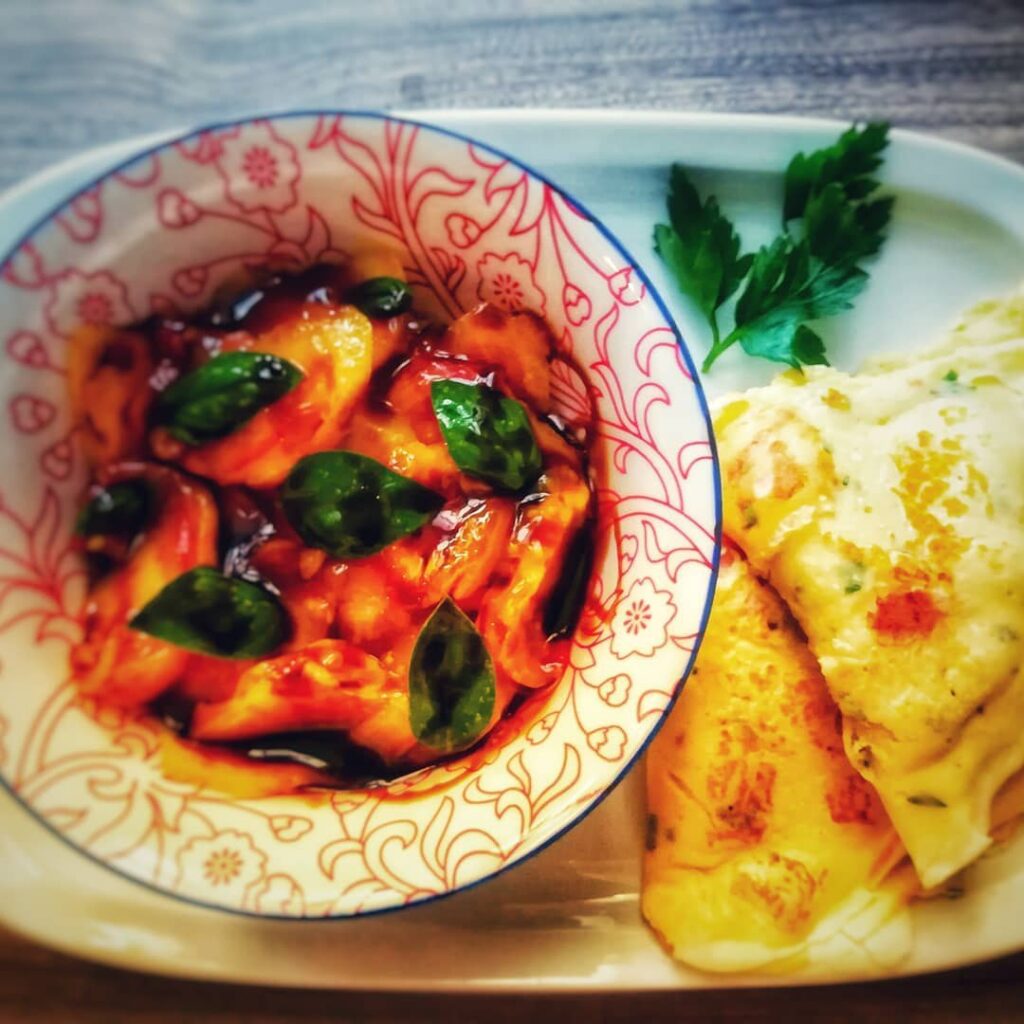 Crêpes alsaciennes aux herbes
