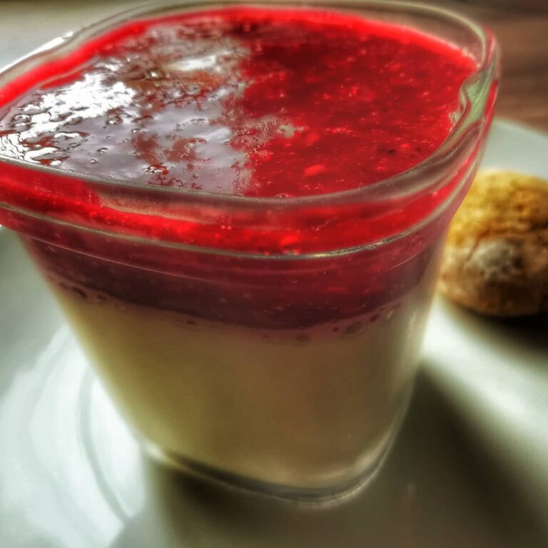 Panna cotta framboises