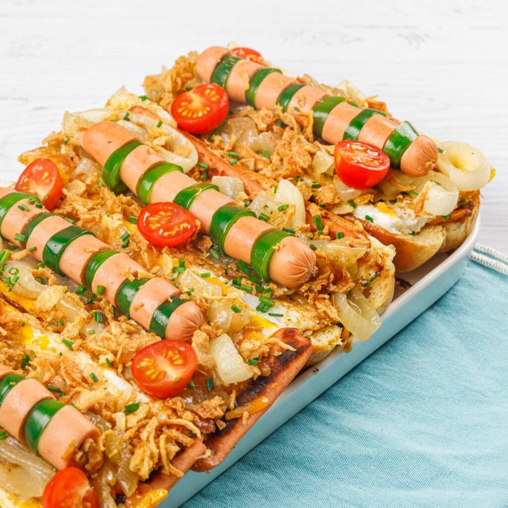 Hot-dog américain