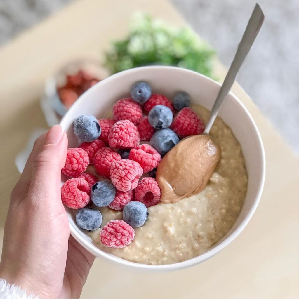 Porridge rapide au lait d&rsquo;amande