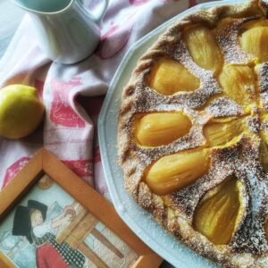 Tarte au fromage blanc et poires Tarte au fromage blanc et poires