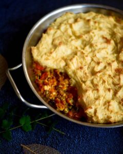 Hachis parmentier vegan aux protéines de soja Hachis parmentier vegan aux protéines de soja