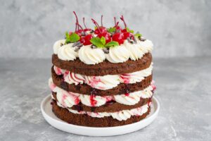Naked Schwarzwälder Waffeltorte