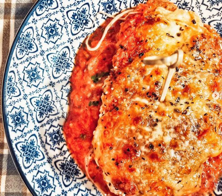 Poulet parmesan mozzarella Poulet parmesan mozzarella
