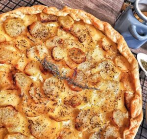 Tarte fine aux pommes de terre Tarte fine aux pommes de terre