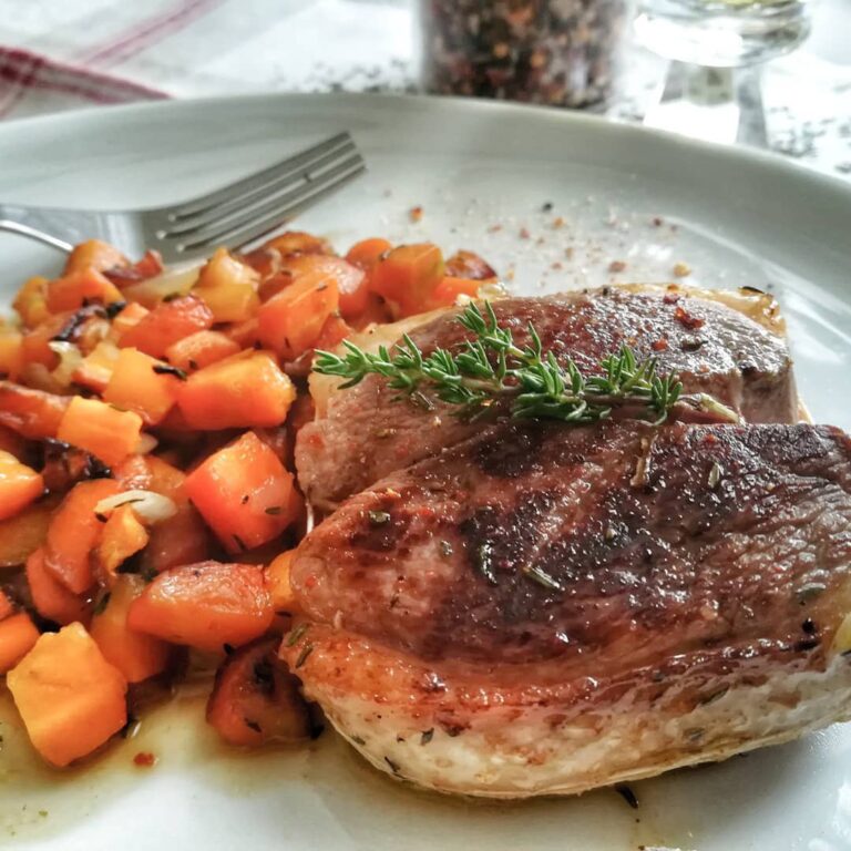 Tournedos de magrets de canard au pineau Tournedos de magrets de canard au pineau