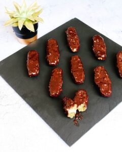 Barres chocolatées à la crème d&rsquo;amandes