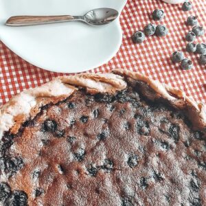 Tarte aux myrtilles