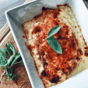 Escalope gratinée au parmesan