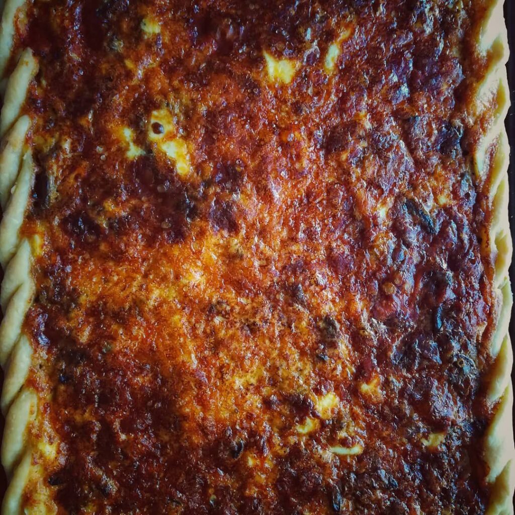 Tarte familiale aux champignons