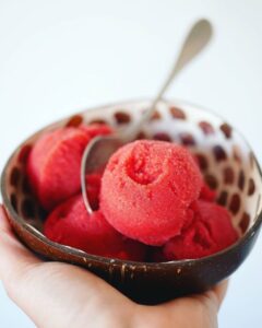 Sorbet sans sorbetière
