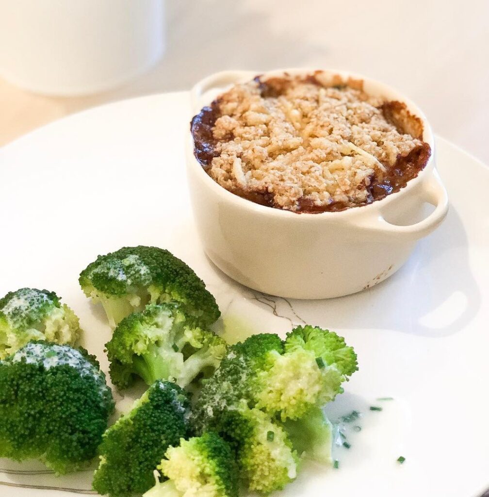 Crumble au saumon
