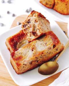 Mini cakes à la banane et aux pépites de chocolat