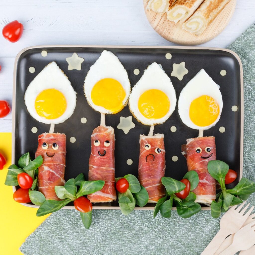 Sanduíche foguinho para o lanche
