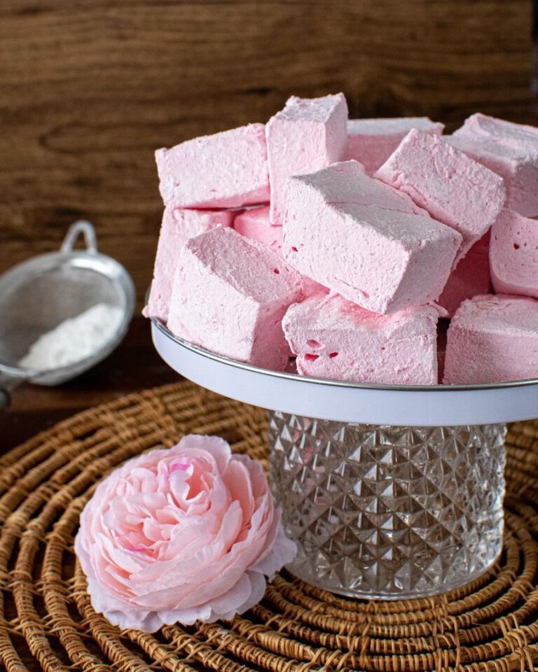 Guimauve à la rose Guimauve à la rose