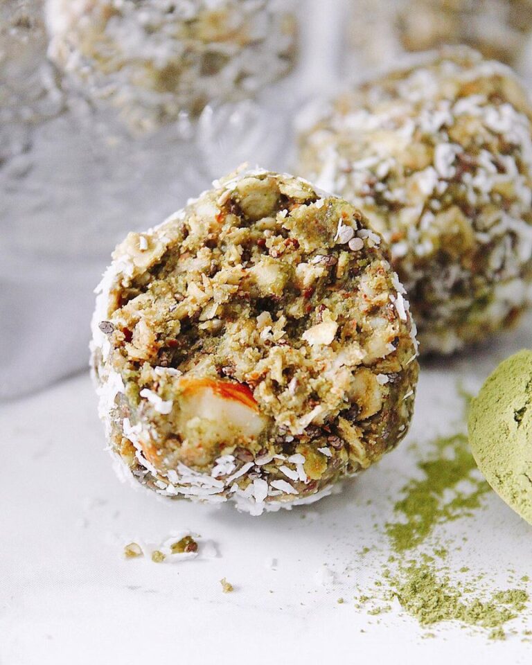 Energy balls au moringa et aux amandes