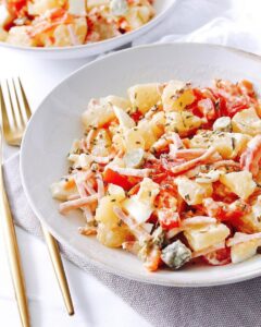 Salade piémontaise, sauce allégée Salade piémontaise, sauce allégée