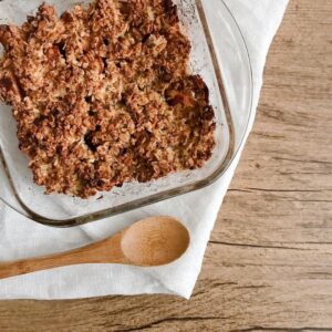 Crumble healthy à la pomme Crumble healthy à la pomme