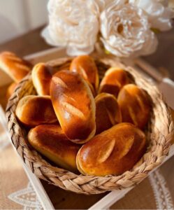 Pain au lait dorés