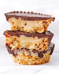 Granola cups peanut et choco Granola cups peanut et choco