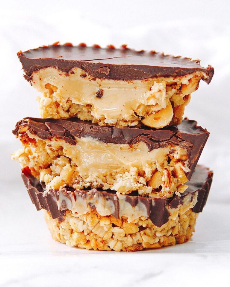 Granola cups peanut et choco Granola cups peanut et choco