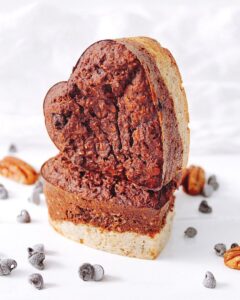 Porridge au four bi-goût choco vanille