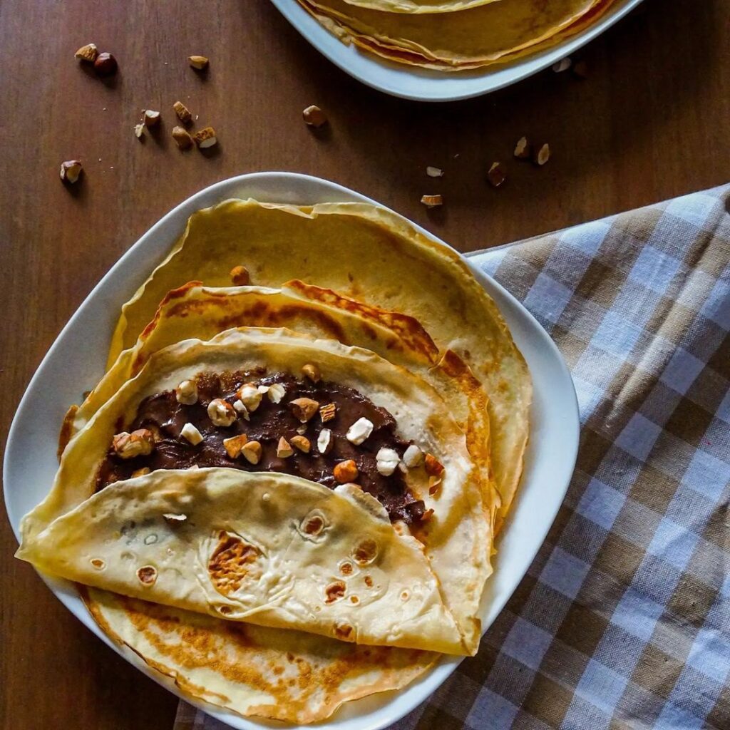 Crêpe au rhum et sirop d&rsquo;agave