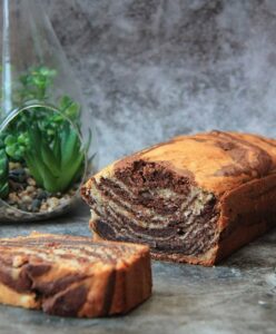 Banana bread zébré Banana bread zébré