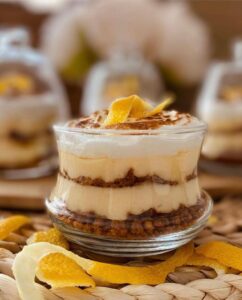 Verrine tarte au citron destructurée