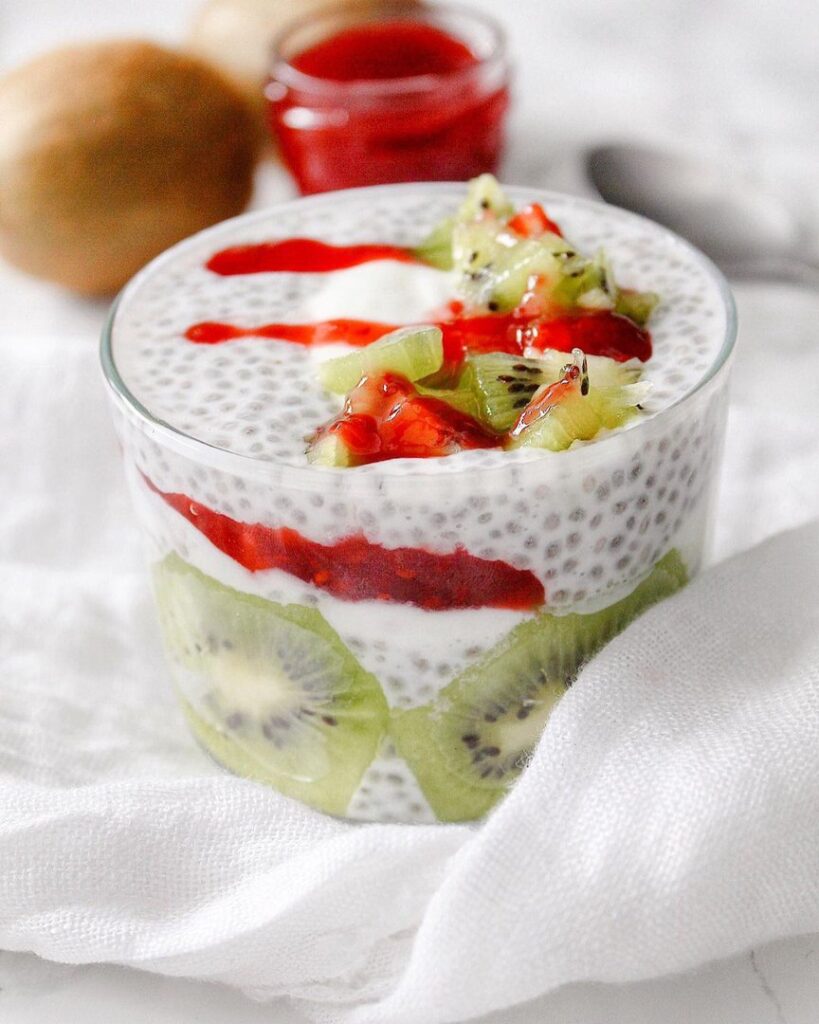 Pudding de chia au lait d’amande