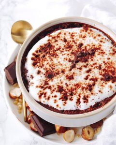 Porridge au four façon tiramisu choco Porridge au four façon tiramisu choco