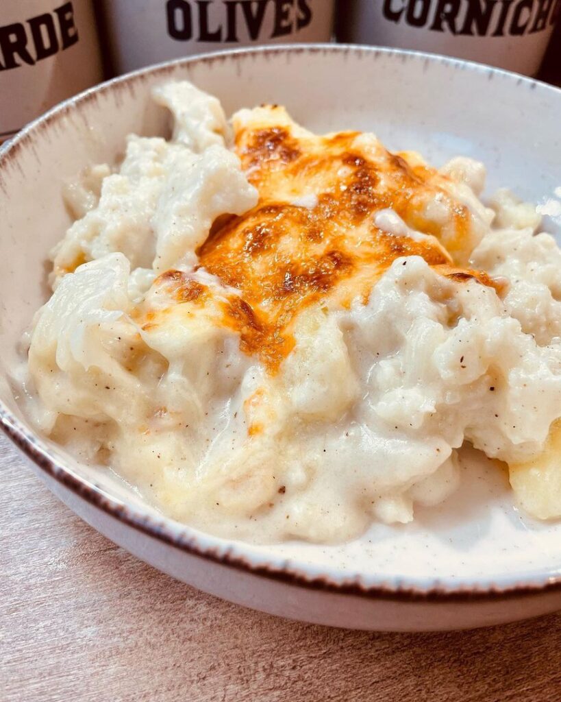 Gratin de chou-fleur & pomme de terre et poulet