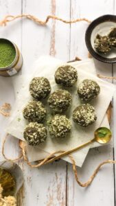 Energy balls matcha Energy balls matcha