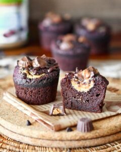 Muffins au chocolat façon reese&rsquo;s