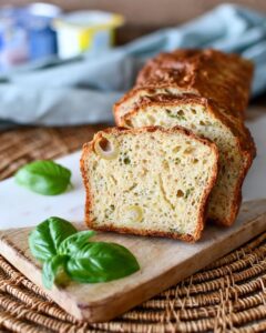 Cake au thon et basilic sans matière grasse