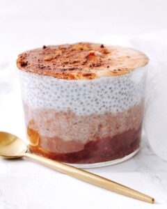 Pudding de chia façon Tiramisu choco Pudding de chia façon Tiramisu choco
