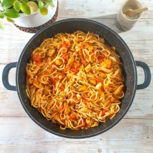 Spaghettis aux fruits de mer Spaghettis aux fruits de mer