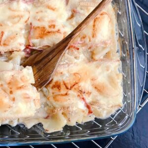 Gratin de pommes de terre feat fromage à raclette