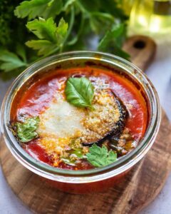 Aubergines à la parmesane Aubergines à la parmesane