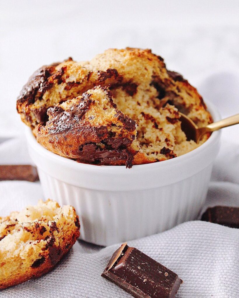 Mini gâteau aux pépites de chocolat
